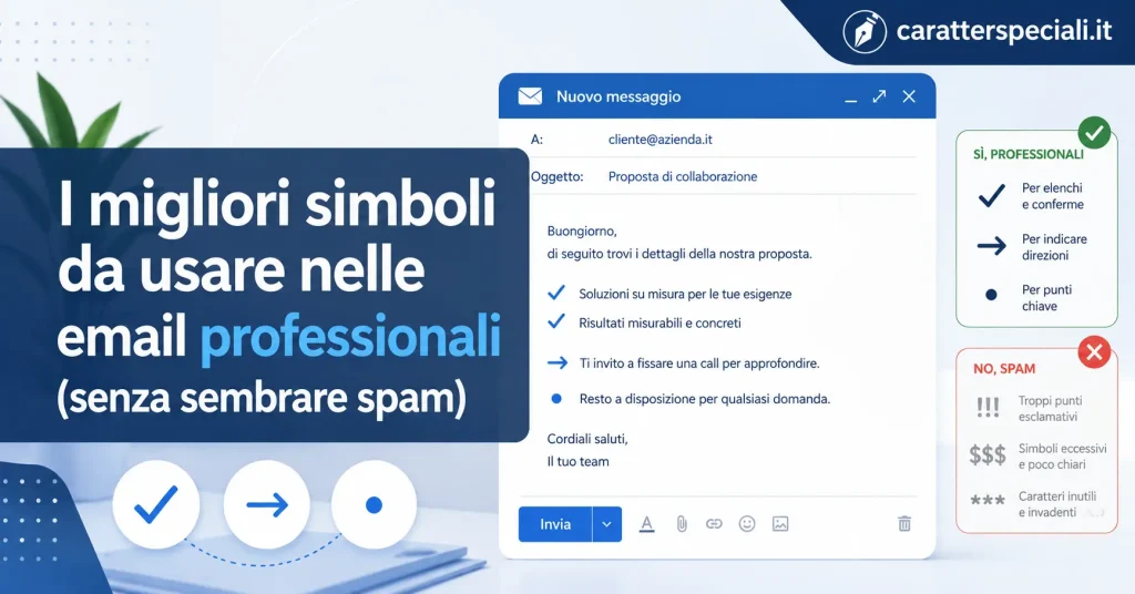 I Migliori Simboli da Usare nelle Email Professionali