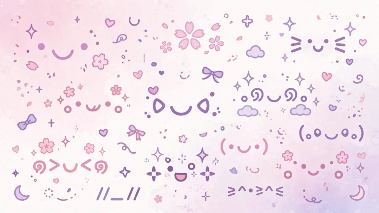 Kaomoji e Simboli Aesthetic Giapponesi da Copiare e Incollare: 120+ Idee